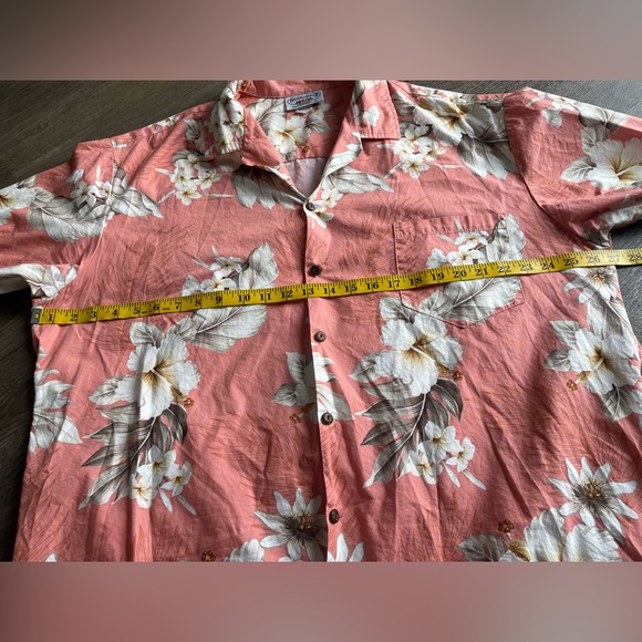 Pacific Legend Shirt Mens 2XL Hawaiian Aloha Cotton Floral Made USA Resort Beach - Picture 3 of 16